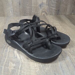 CHACO Women's ZX/2 Dual Sz 8 Adjustable Straps Classic Hiking Water Sandal Black